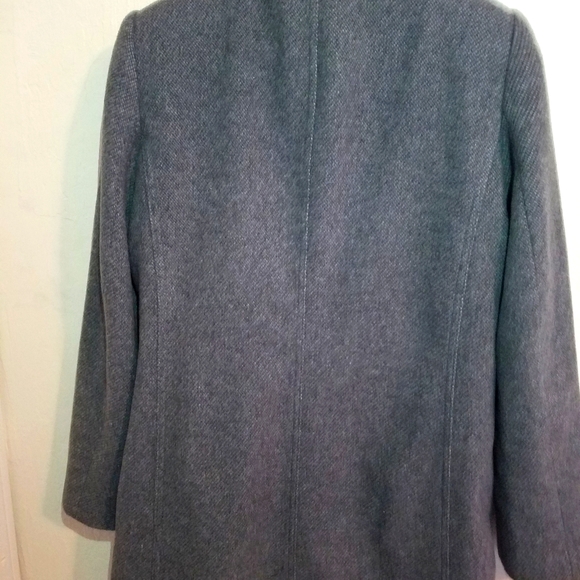 Mango Funnel Neck Wool Coat - Picture 3 of 5